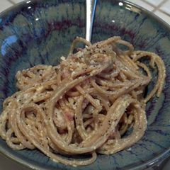 A picture of Spaghetti alla Carbonara.