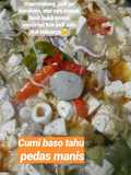 Cumi baso tahu pedas manis non msg