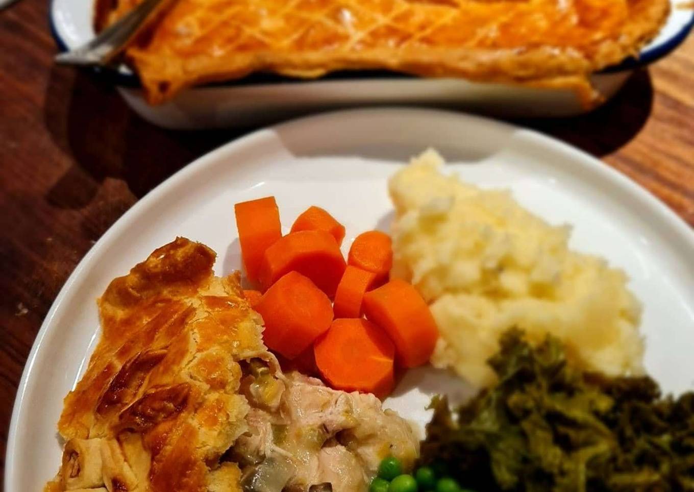 Roast chicken pie 🥧