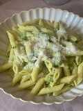Penne con Crema di Fave e Limone