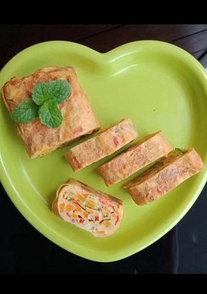 Foto resep Telur Dadar Jepang (Tamagoyaki)