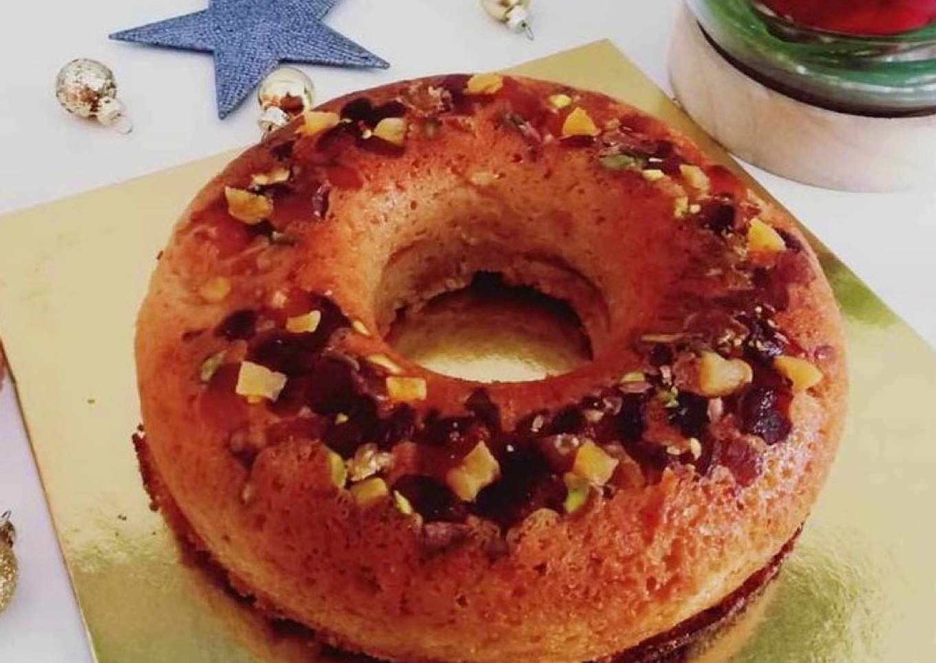 Gâteau yaourt à la compote d’abricot