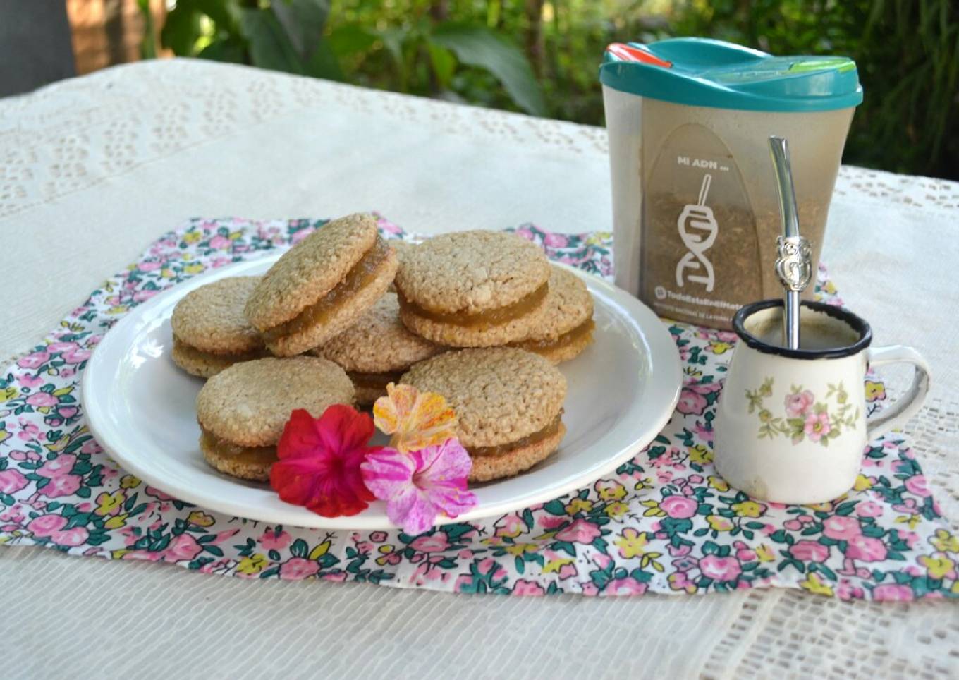 Alfajores de avena y dulce de batata🤓