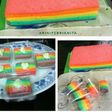 Rainbow cake kukus