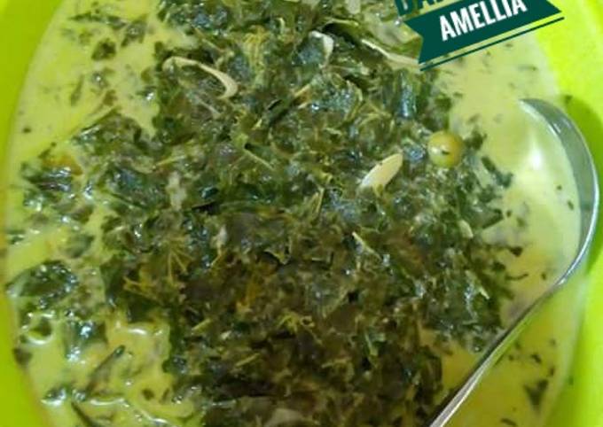 Resep Gulai daun ubi tumbuk oleh Amellia Eksan - Cookpad