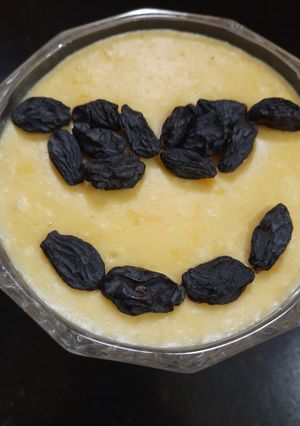 A picture of Emoji Paneer Custard.