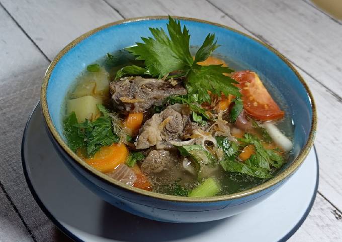 Resep Sup buntut empuk Anti Gagal