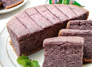 Foto resep Bolu ubi ungu panggang, lembut banget
