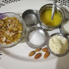 A picture of Besan Halwa.