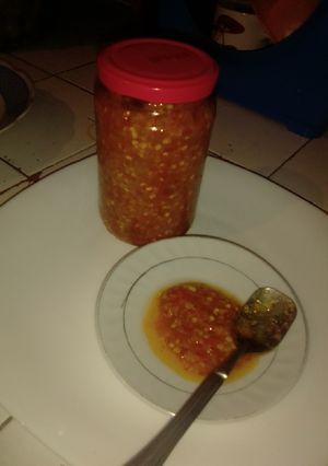 صورة لوصفة طرشي بالفلفل الاحمر 🌶🌶