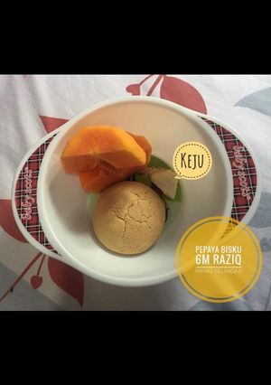 Foto resep Snack MPASI 6 Bulan - Pepaya Bisku