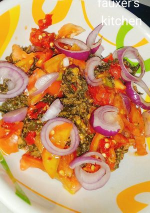 A picture of Moringa salad.