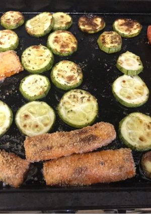 Una foto de Verduras al horno