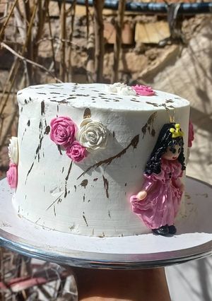 عکسی از دستور کیک تولد دخترونه شیک