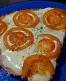 Pizza de avena en 10 minutos