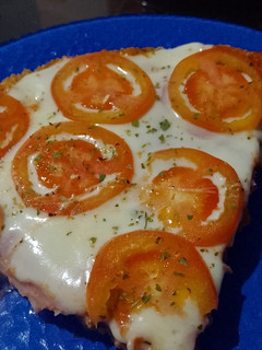 Una foto de Pizza de avena en 10 minutos
