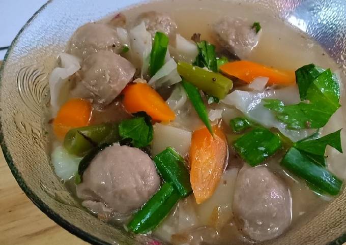 Resep Sayur Sop Bakso No Msg Oleh Ary Pujianti Cookpad