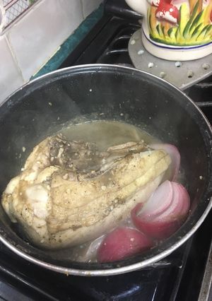 Una foto de Escabeche de pollo
