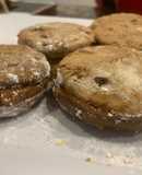 Alfajores veganos de chocolate