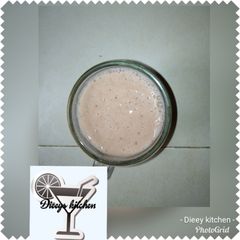 Banana and Strawberry shake A picture of Banana and Strawberry shake.