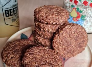 Una foto de Galletas de avena y miel 🍯 especiadas y sin balanza
