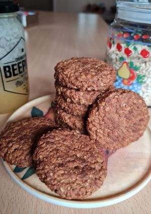 Una foto de Galletas de avena y miel 🍯 especiadas y sin balanza