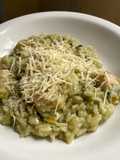 Risotto de espinaca