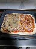 Pizza de Pollo y Salsa BBQ