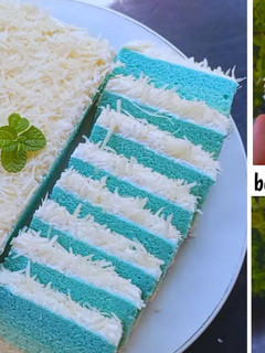 Foto resep Bolu kukus ombre putih telur