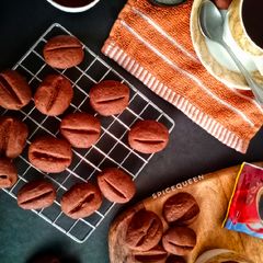 A picture of Coffee Bean Cookies.