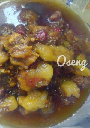 Foto resep Oseng mercon sandung lemur