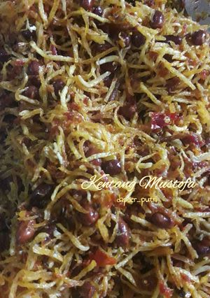 Foto resep Kentang Mustofa + Teri kacang