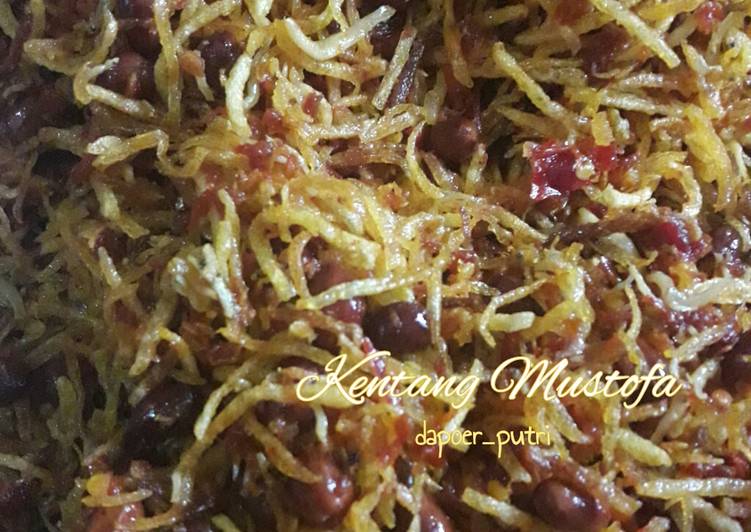 Resep: Kentang Mustofa + Teri kacang yang Renyah