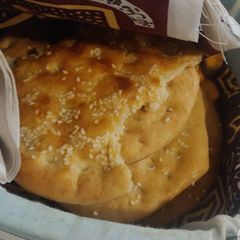 A picture of Homemade Naan.
