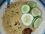 Jollof spaghetti