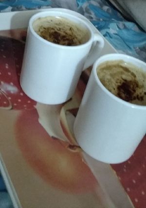 A picture of Frothy coffee.