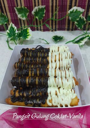 Foto resep Pangsit Gulung Coklat-Vanila
