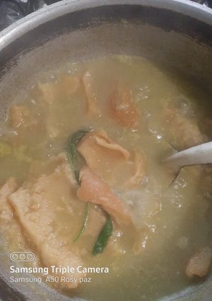 Una foto de Chicharrón en salsa verde