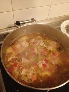Una foto de Guiso de patatas con costillas de cerdo
