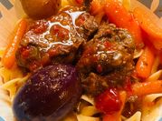 A picture of dinner garlic casseroles