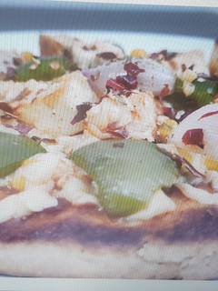 A picture of No oven cheese pizza with wheat flour no yeast || pan pizza.