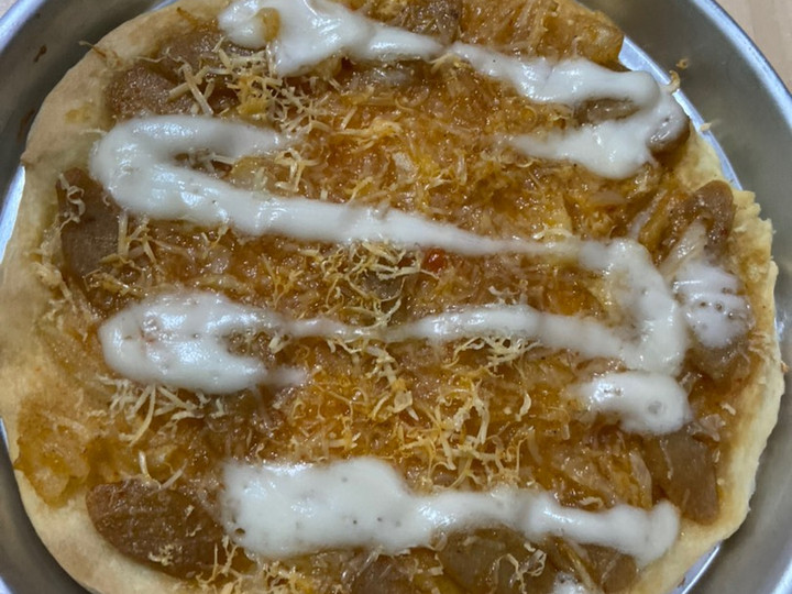 Resep Pizza rumahan tanpa telor yang Enak