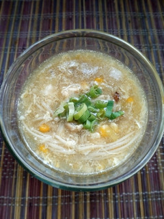 Foto resep Sup Jagung Jamur Enoki