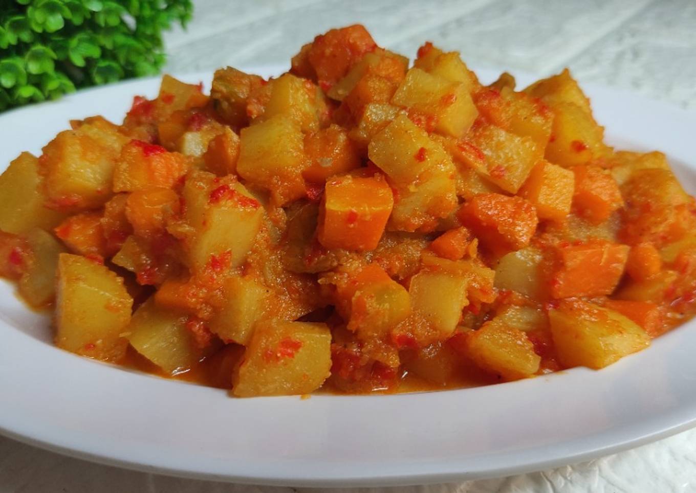 Sambal goreng kentang wortel