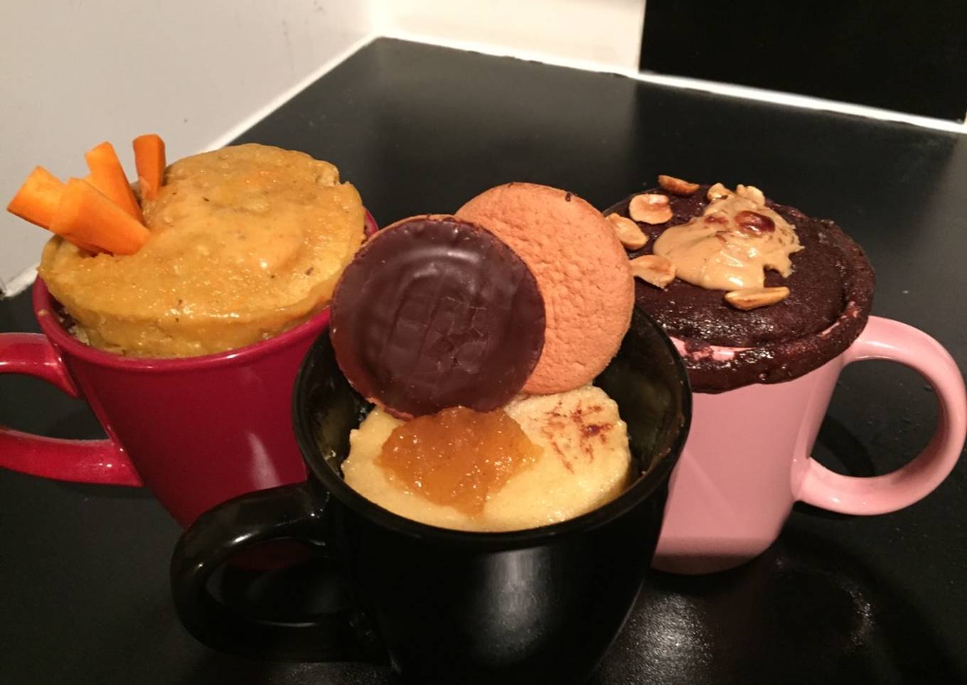 Mug cake (carrot cake)