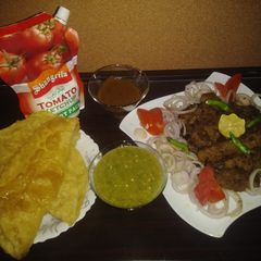 A picture of Gola kabab.