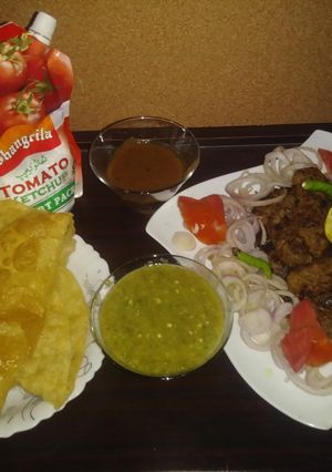 A picture of Gola kabab.