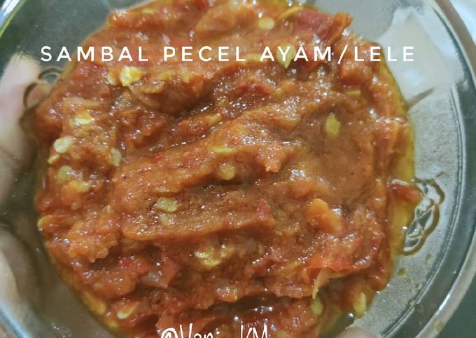 Recipe: Delicious Sambal Pecel Ayam/Lele