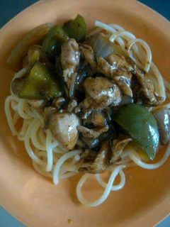 Foto resep Spaghetti Ayam Lada Hitam