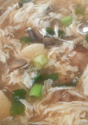 Foto resep Hot and sour soup 酸辣湯